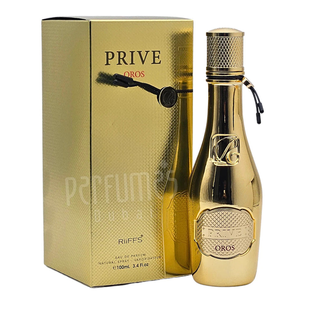 Riffs - Prive Oros Gold - Champagne Bottle 3.4OZ