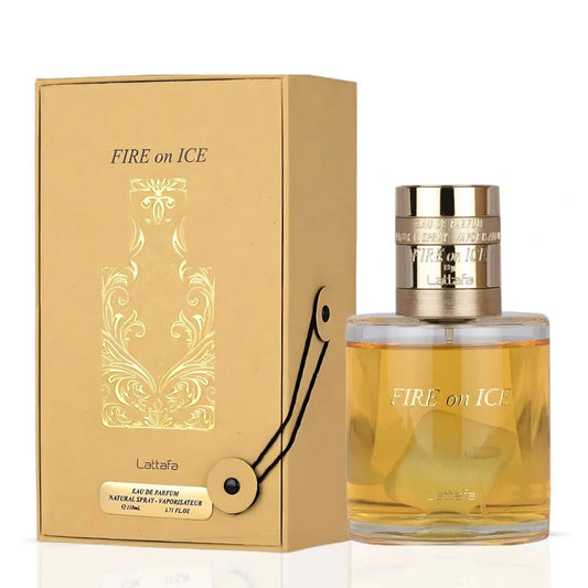 Lattafa - Fire On Ice Eau de Parfum Spray 110ML (3.71 OZ)