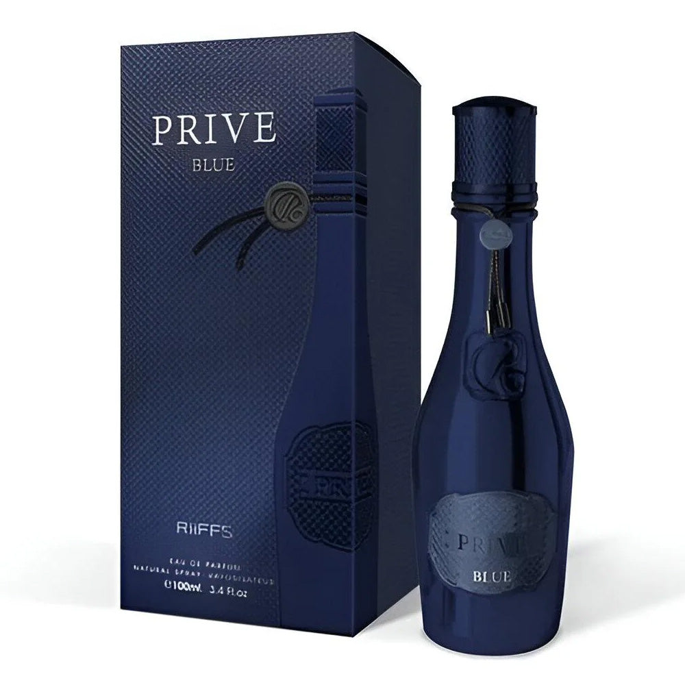Riffs - Prive Essence Blue - Champagne Bottle 3.4OZ