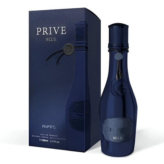 Riffs - Prive Essence Blue - Champagne Bottle 3.4OZ
